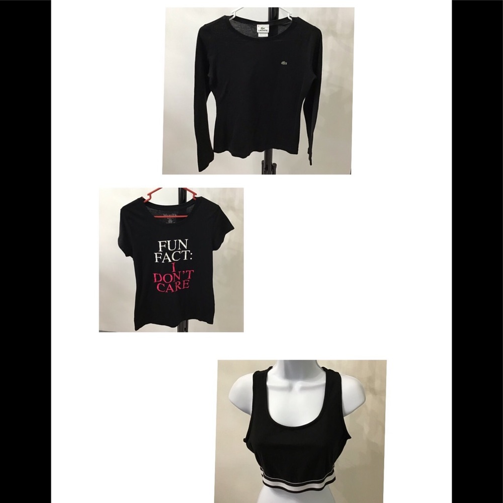 Bundle of Tops and Sports Bra juniors size 15-17